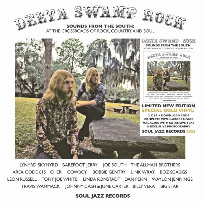 Various – Delta Swamp Rock (Sounds From The South: At The Crossroads Of Rock, Country And Soul) (2xLP, Gold Vinyl)