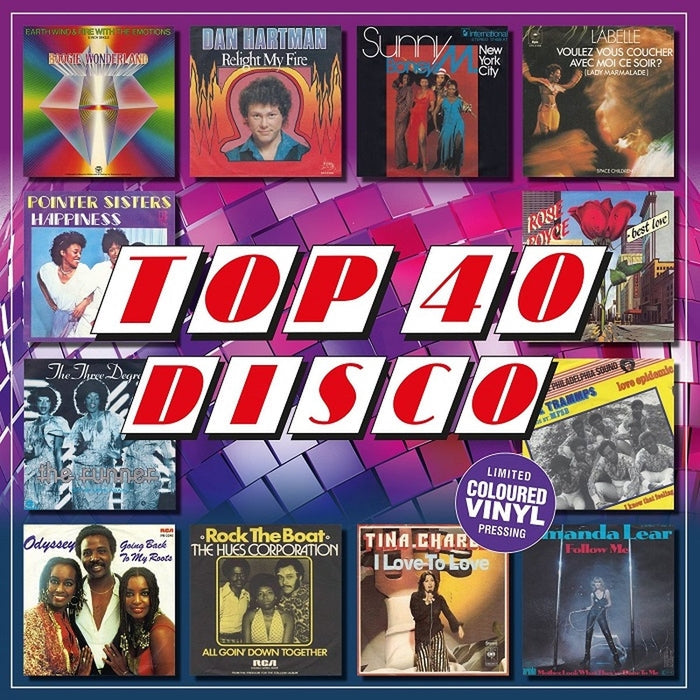 Various – Top 40 Disco (Coloured vinyl)