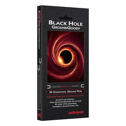 AudioQuest Black Hole GroundGoody RF-Dissipating Ground Wire (4.91 ft.)