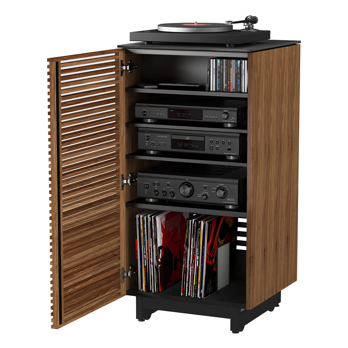 BDI Corridor 8172 Audio Tower (Walnut)