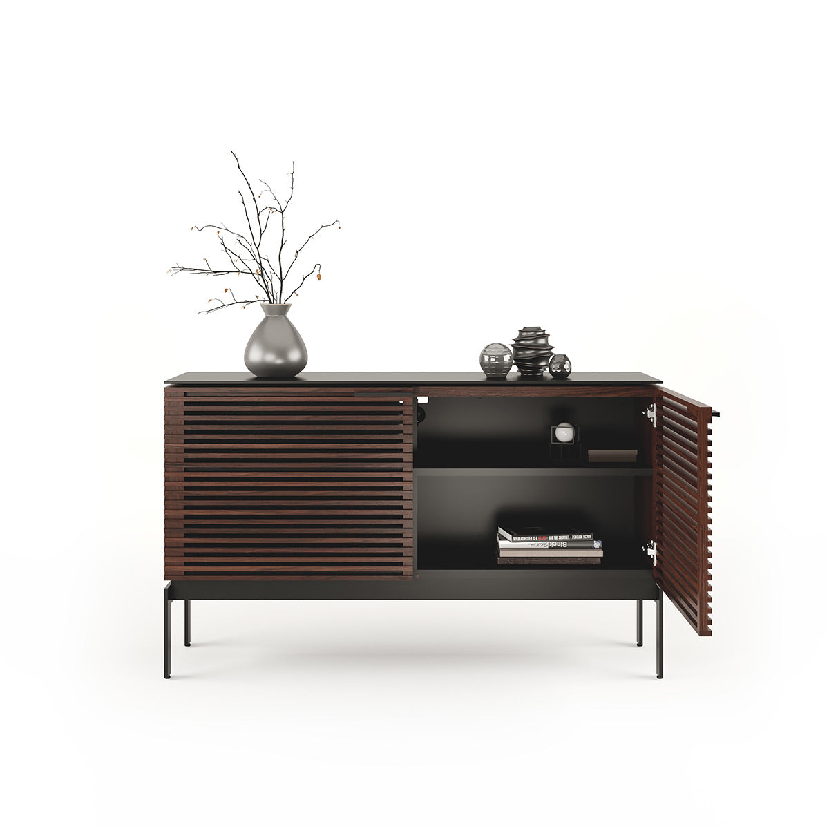 BDI Corridor SV 7128 Storage Cabinet (Chocolate Stained Walnut)