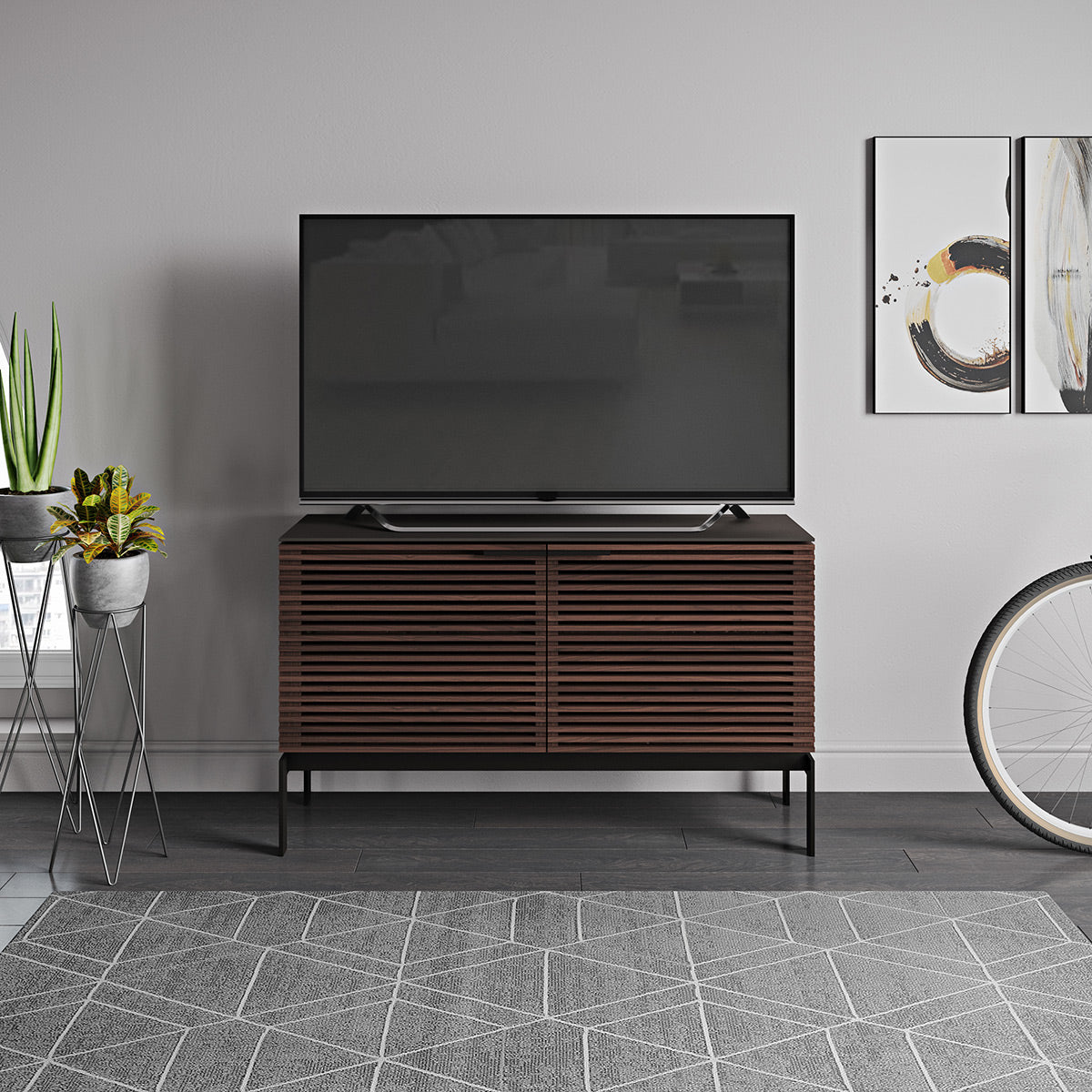 BDI Corridor SV 7128 Storage Cabinet (Chocolate Stained Walnut)