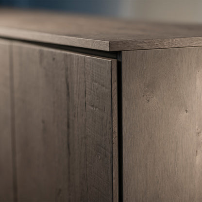 Salamander Chameleon Collection Lancaster 617 RM Single Pro Audio Rack (Rough-Sawn Barnboard Oak)