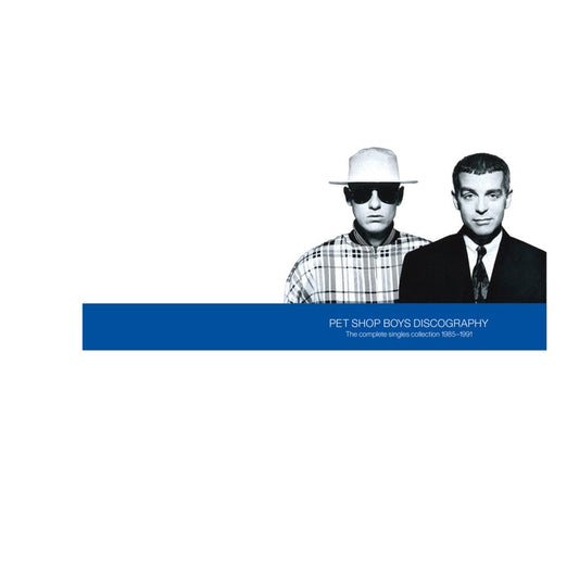 Pet Shop Boys – Discography (The Complete Singles Collection 1985-1991) (2xLP, Blue Vinyl)