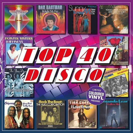 Various – Top 40 Disco (Coloured vinyl)