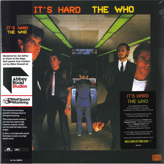 The Who – It's Hard (RSD 2022, Coloured Vinyl, Half Speed Mastering)