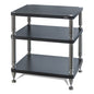 Solidsteel HY-3 Hyperspike 3-Shelf Hi-Fi AV Rack (Black)