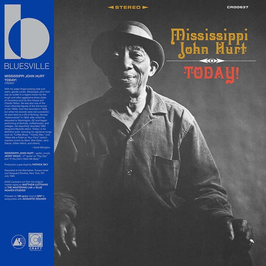 Mississippi John Hurt – Today!  (Bluesville Acoustic Sound Series)