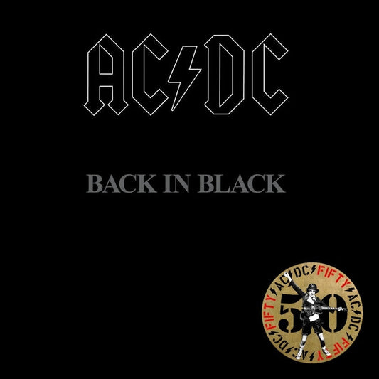 AC/DC – Back In Black (50th anniversary gold vinyl)